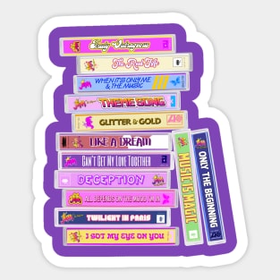 Jem and the Holograms Songs Cassettes Sticker